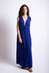 Langes Kleid mit tiefem Ausschnitt Mahalini